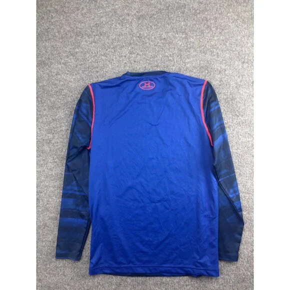 Under Armour UA Raid Long Sleeve T-Shirt Men’s Large Electric Blue Athletic Run - Picture 8 of 9